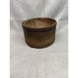 Antique Bent Wood Grain Measure / Pantry Box 7" x 4.5" Primitive Early American